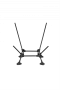 Atepa 2405 ultralight square low chair кресло скл. (черный)